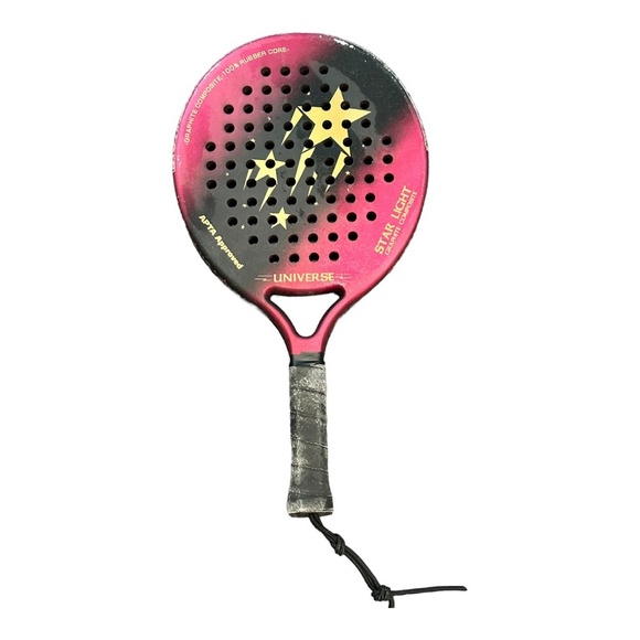 Universe Star Light Graphite Composite Pink Paddle Ball Padel Racquet - Picture 2 of 4